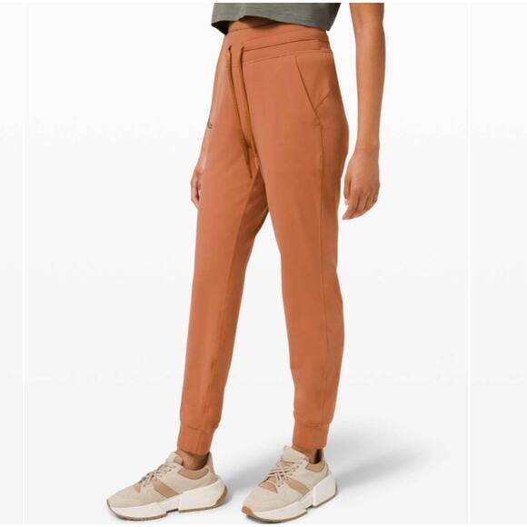 Lululemon Ready to Rulu Joggers Desert Sun Soft Nylon Lycra Lounge Pants 16 - Picture 1 of 12